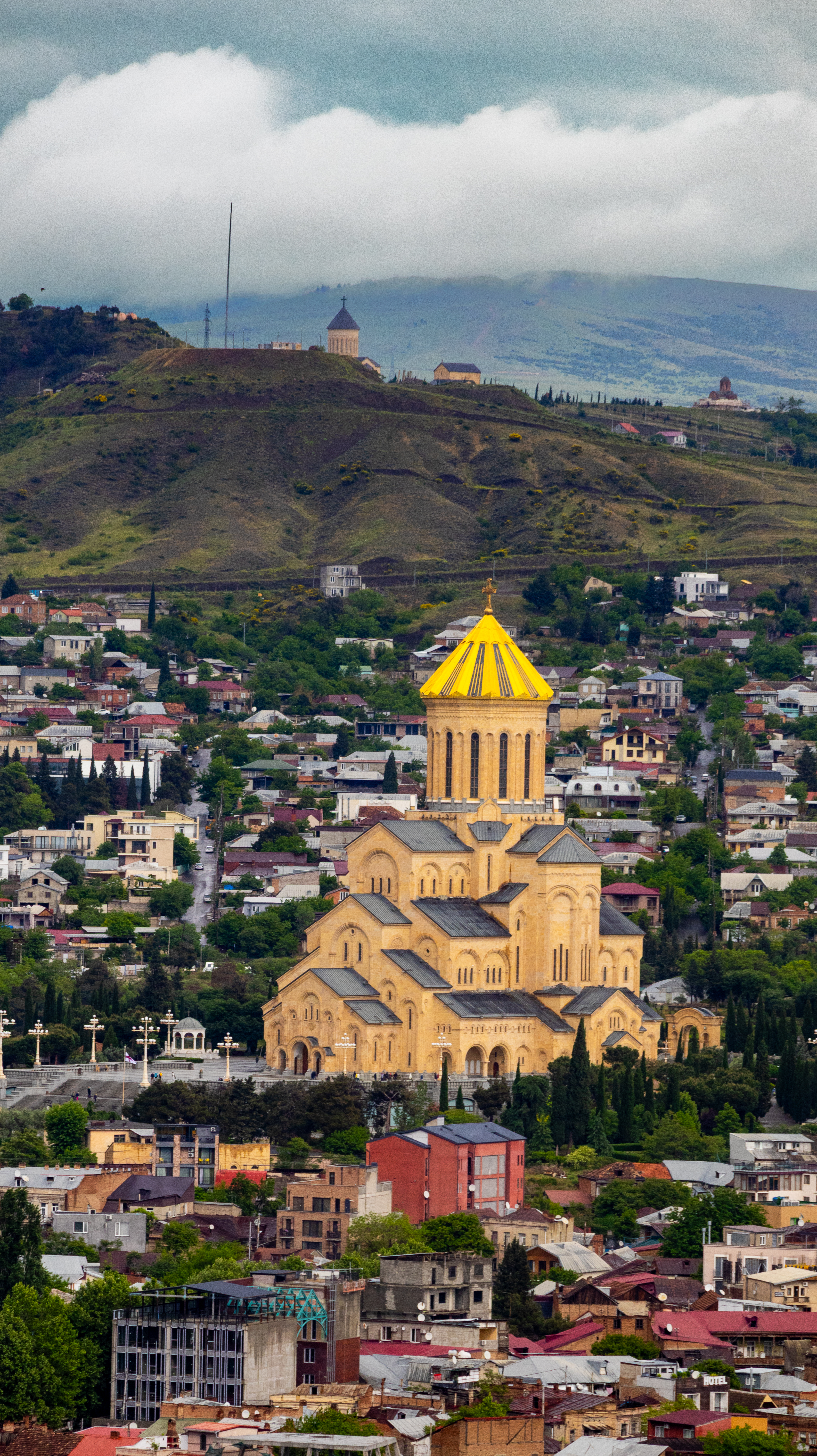 Holy Trinity Cathedral above Tbilisi, Georgia